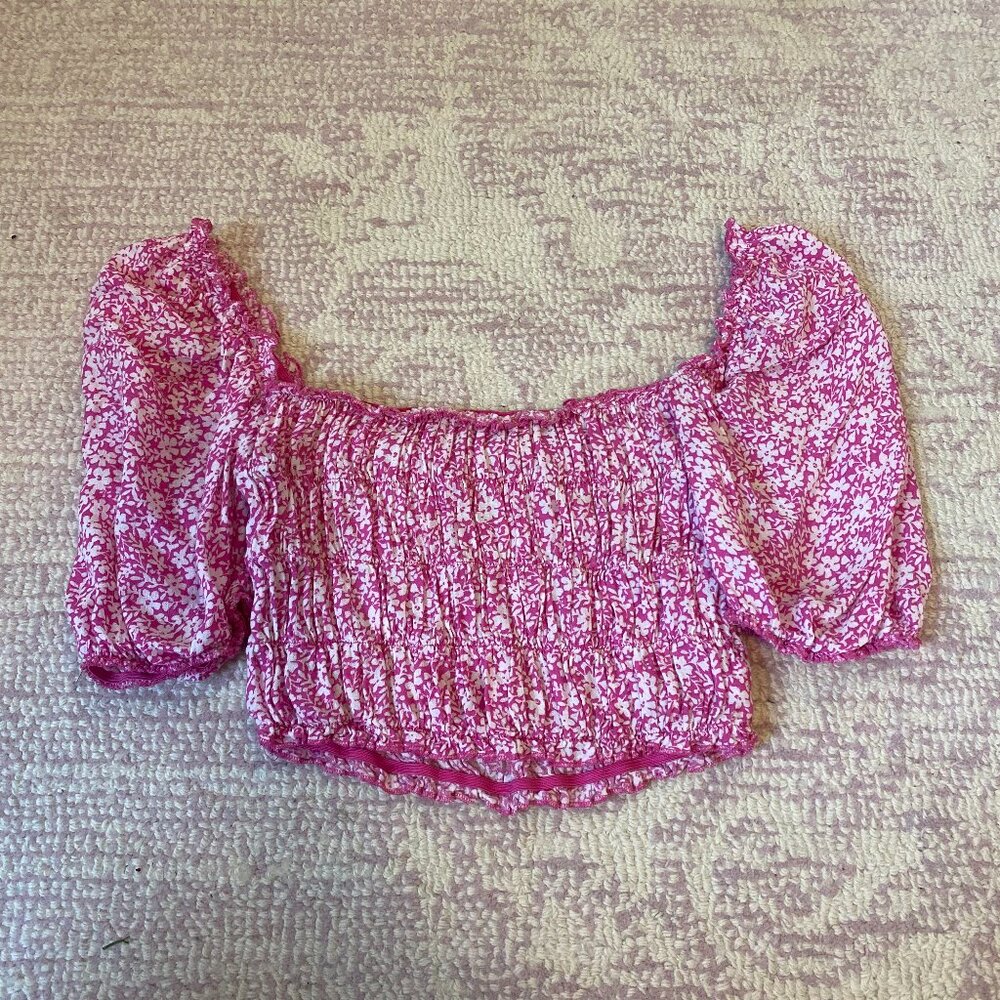 Isabelles Cabinet Smoked Crop Top